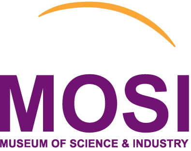 A logo for the museum of science and industry