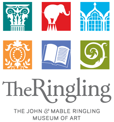 A logo for the john & mable ringling museum of art