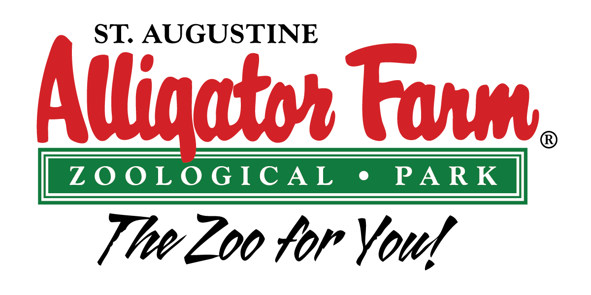 The logo for st. augustine alligator farm zoological park