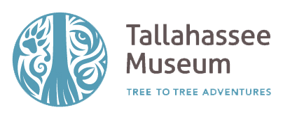 The tallahassee museum logo is a tree in a circle.