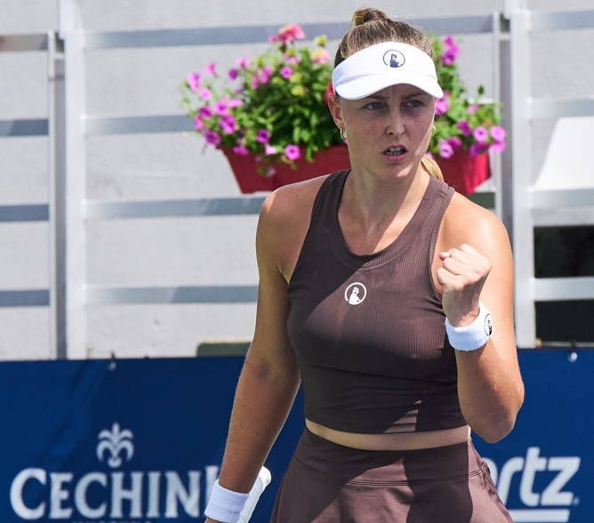 Gabriela Knutson full of winning spirit.
