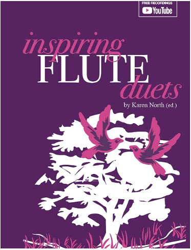 Un livre intitulé Miniatures de flûte lyrique par Karen North