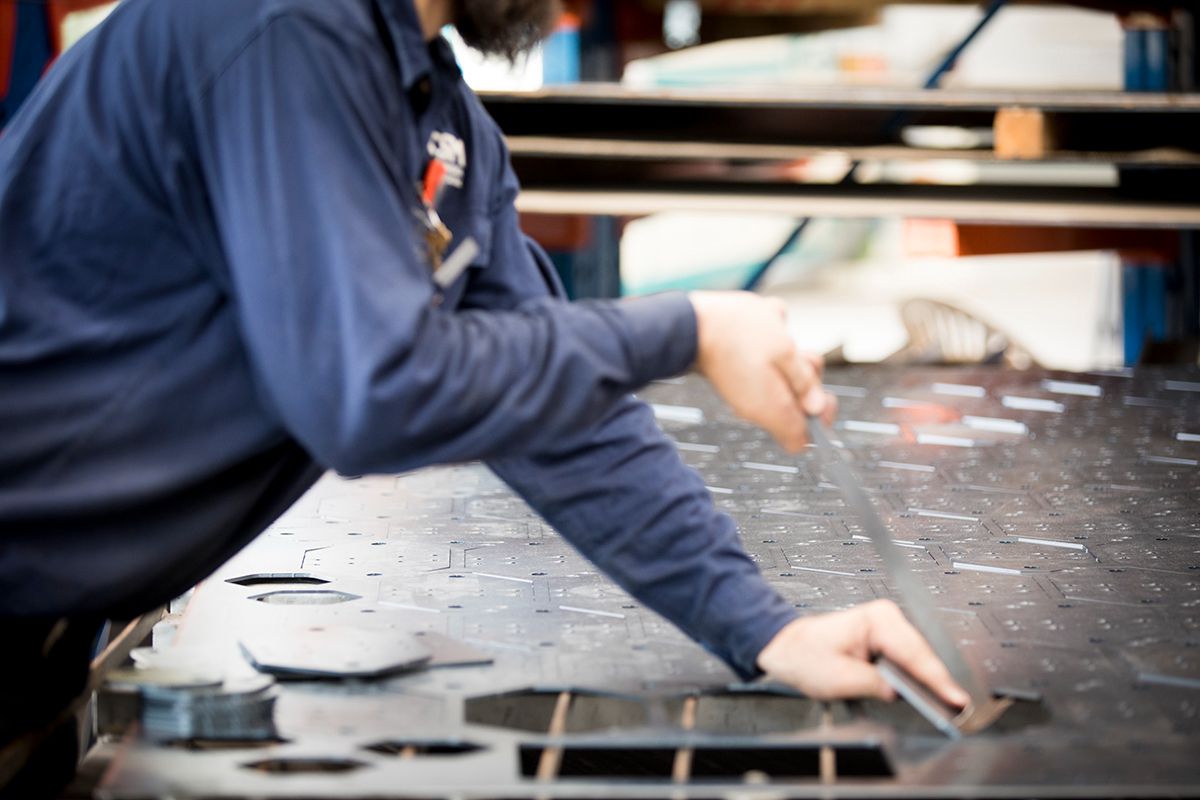 Finished Product After Bending On A Sheet Metal Bending Machine — Sheet Metal Fabrication In Caloundra, Qld