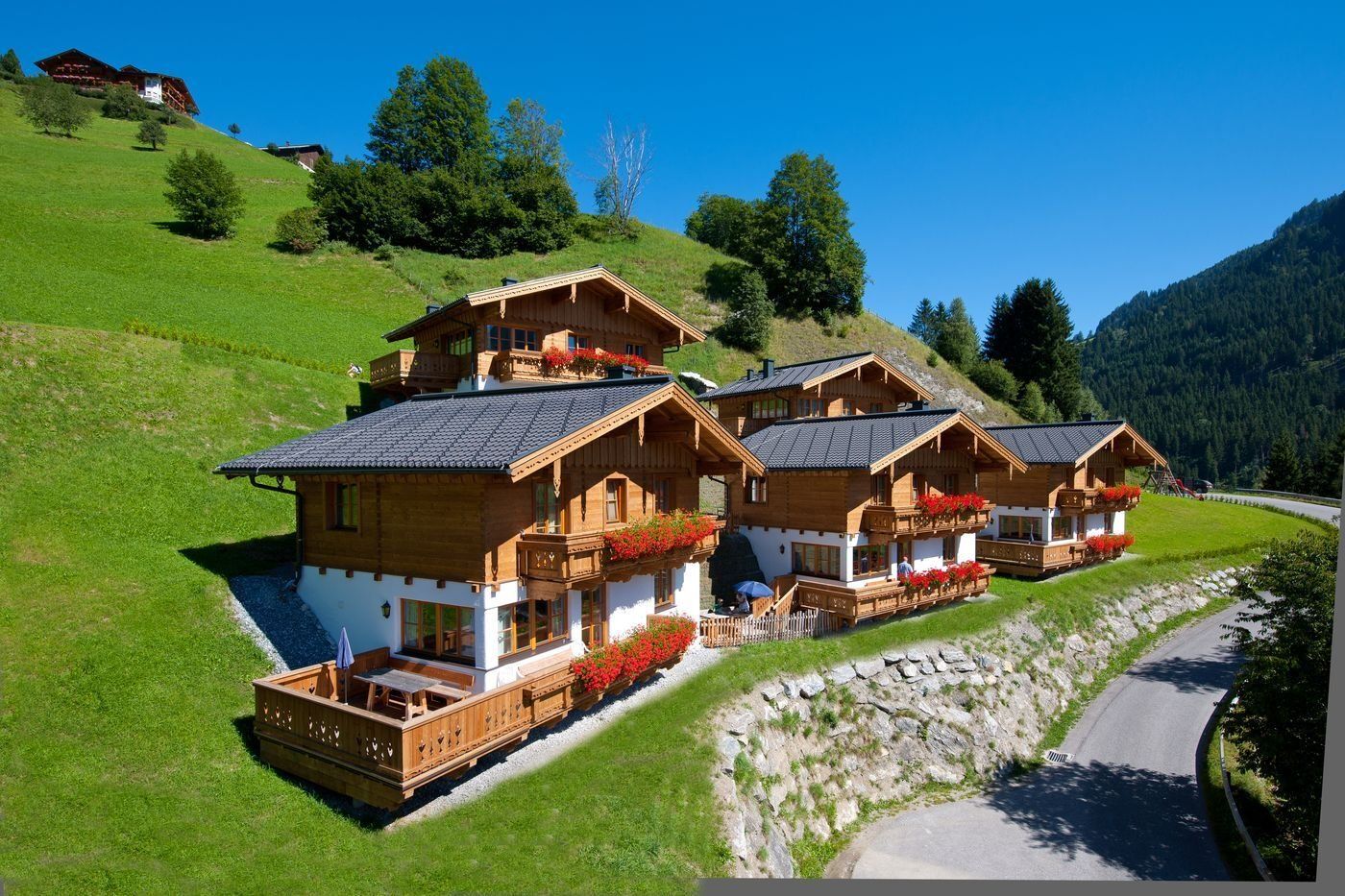 Chalet Hochalmspitz im Sommer