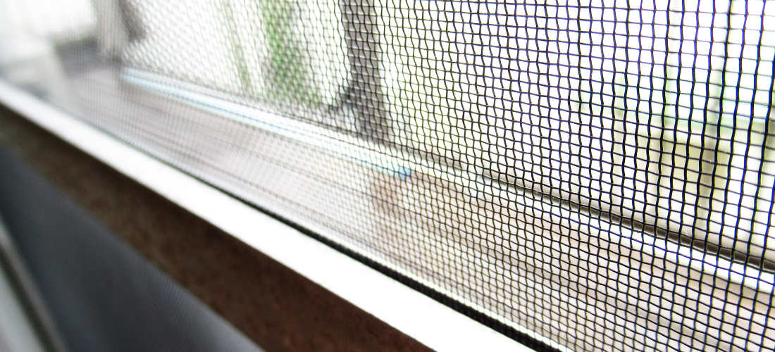 Sliding screen door replacement mesh installed by Corona Screen Repair