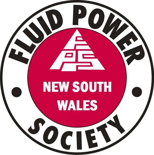 The logo for the fluid power society in new south wales