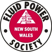 The logo for the fluid power society in new south wales