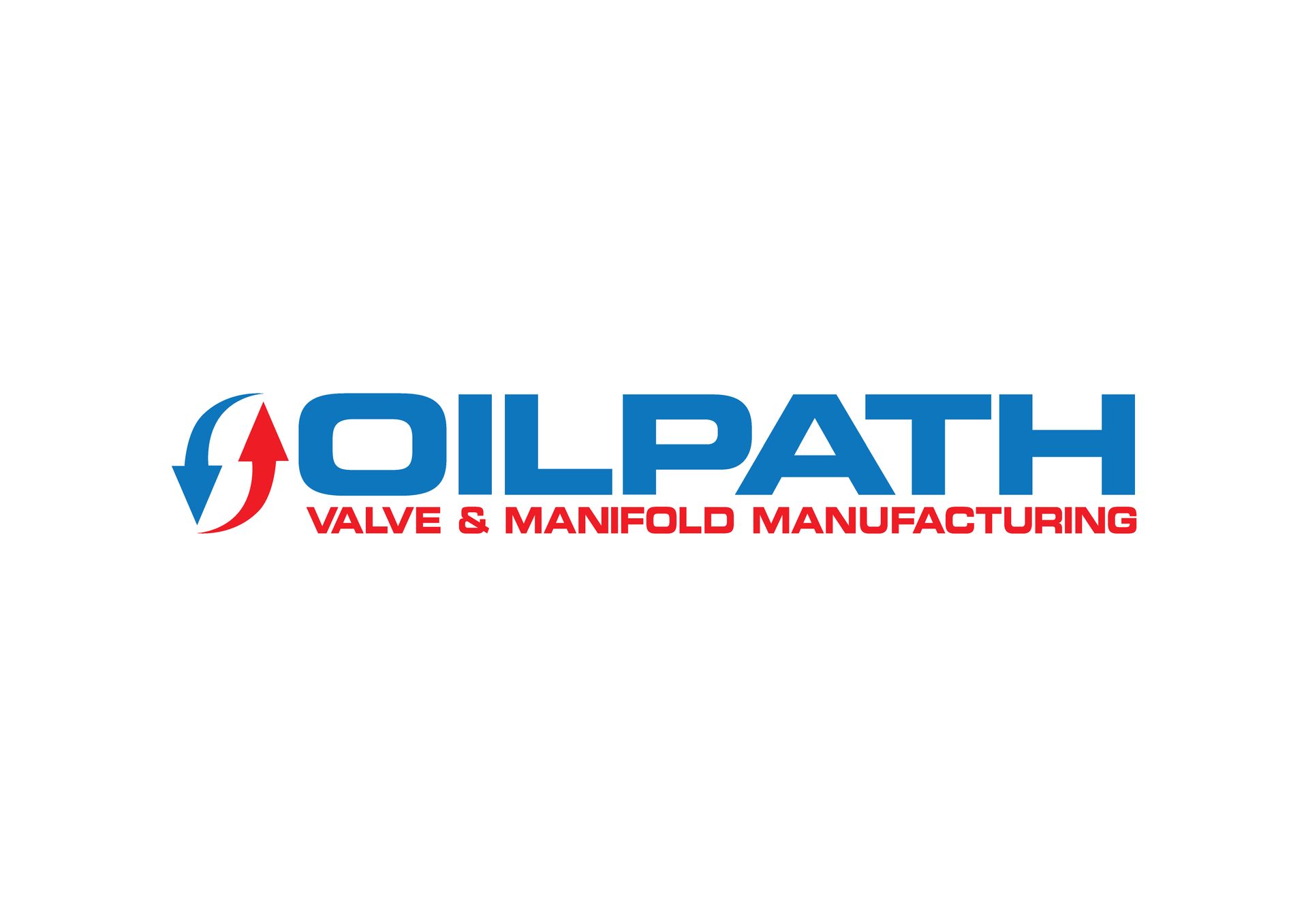 The logo for oilpath valve & manifold manufacturing is blue and red.