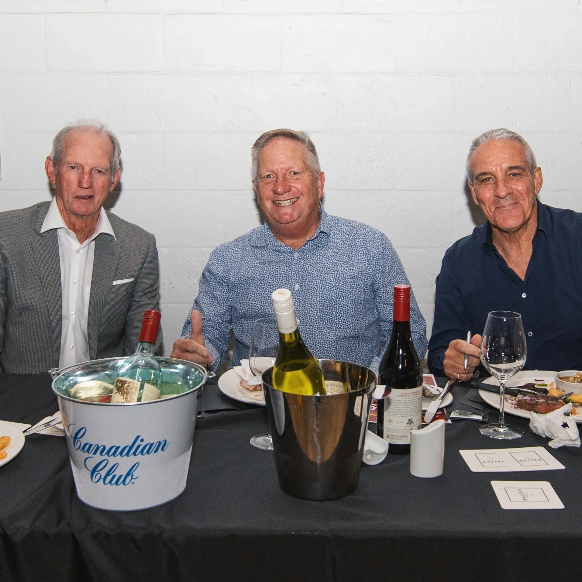Wayne Bennett, Ian Healy, Peter Falvey Stock Hotel Toowoomba