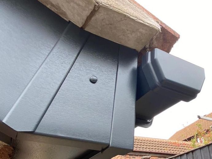 Spray Maestro after soffit and fascia painting in Nottingham