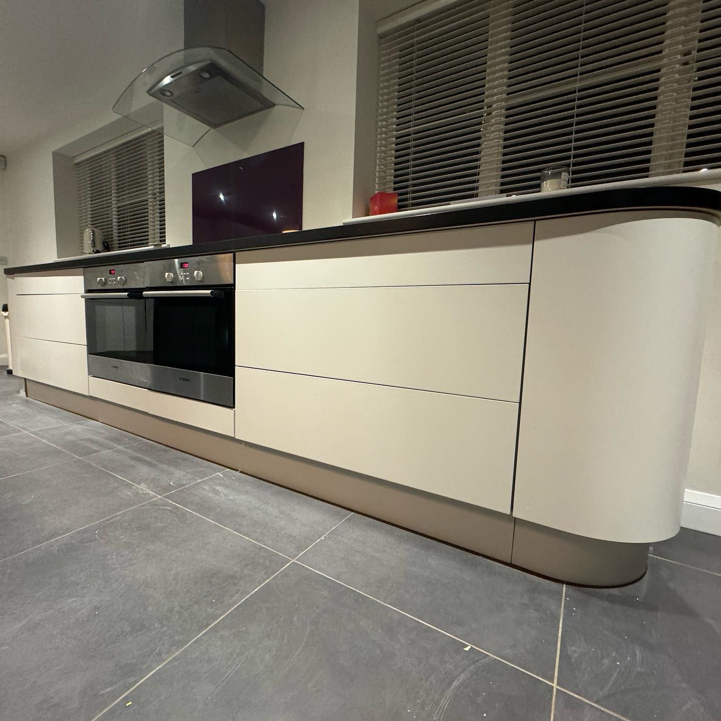 Spray Maestro following a professional spray painting kitchen cabinets in Beeston, Nottingham