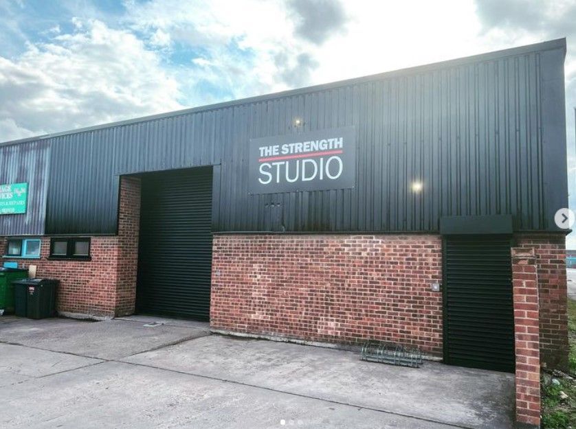 Commercial premises sprayed to match internal RAL colours