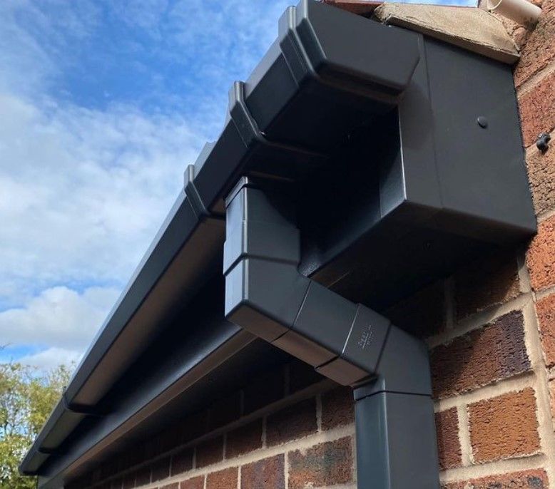 Spray Maestro after soffit and fascia painting in Nottingham