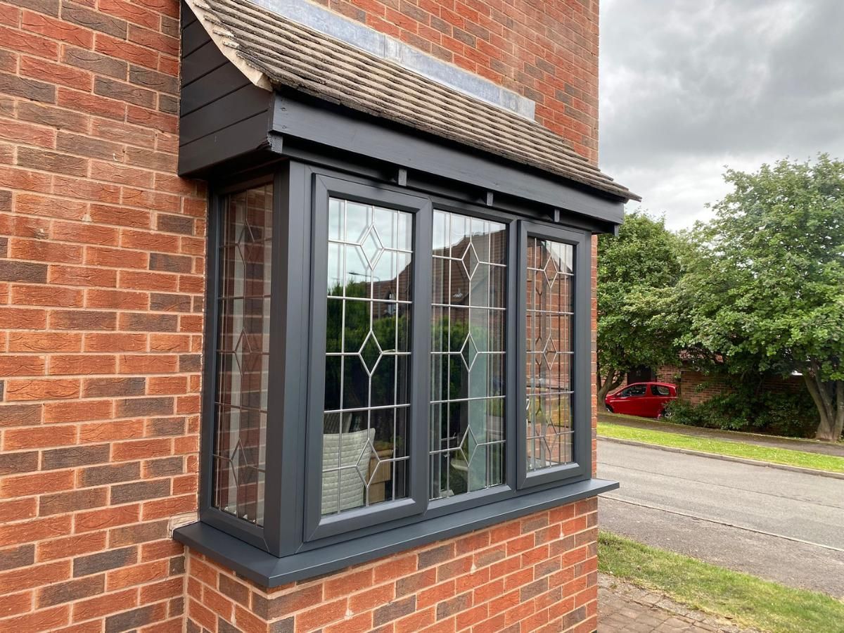Spray Maestro after upvc window spraying in Nottingham