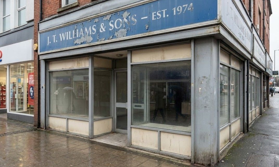 before a shopfront respray
