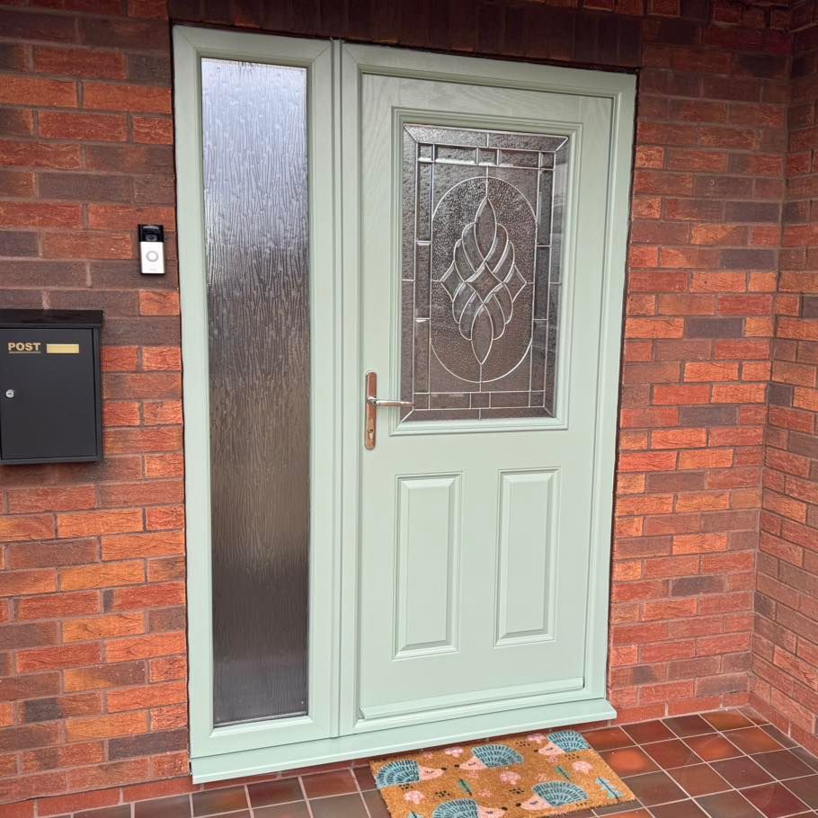 Spray Maestro after upvc door spraying in Wilford, Nottingham