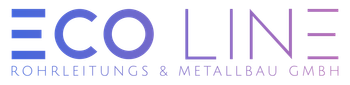 The logo for eco line rohrleitungs & metallbau gmbh