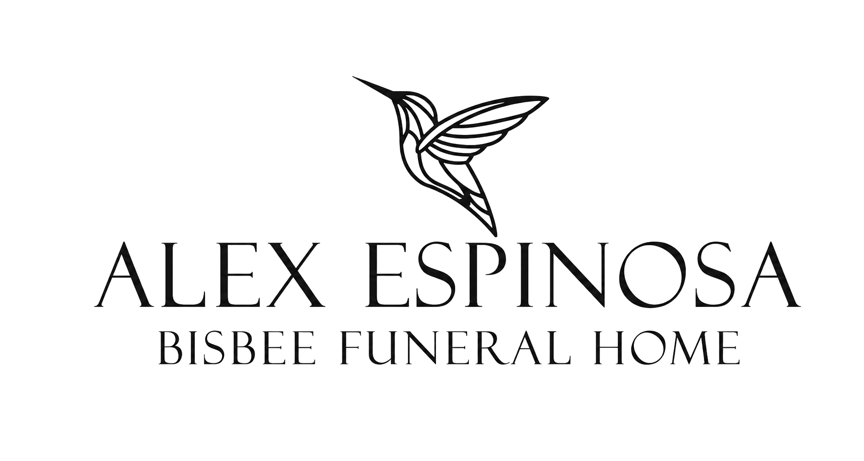 The logo for sample funeral home is shown on a white background.