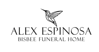 The logo for sample funeral home is shown on a white background.
