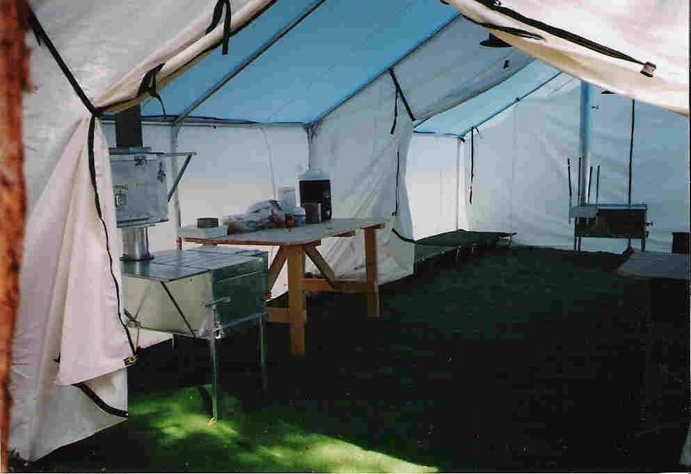 A Peek Inside the Tent