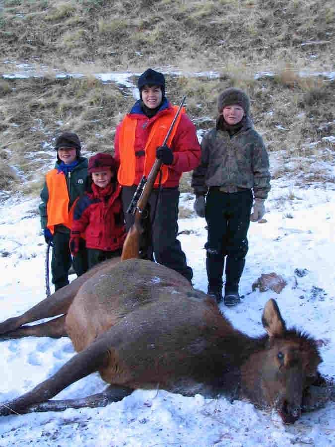 Dena's 1st Elk & Zander's 1st Elk Hunt
