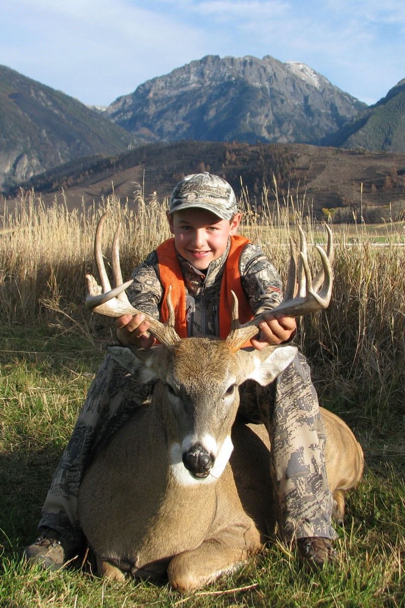 Zander's 1st Buck...