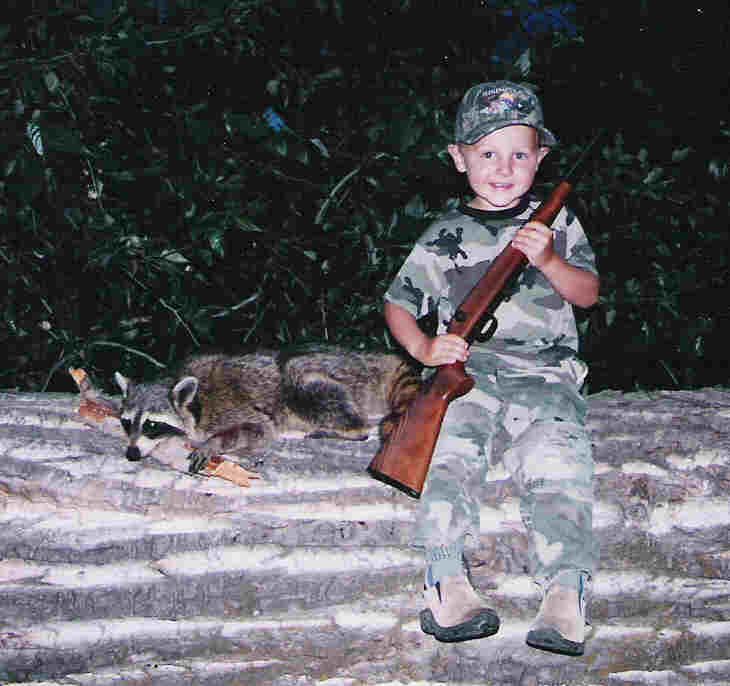 Zander's 1st Coon!