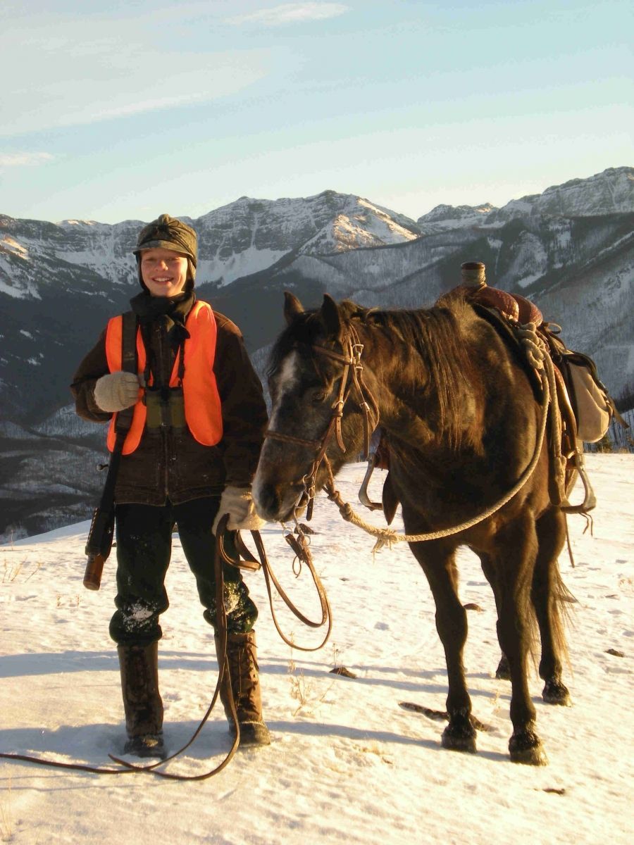 ...and his horse.