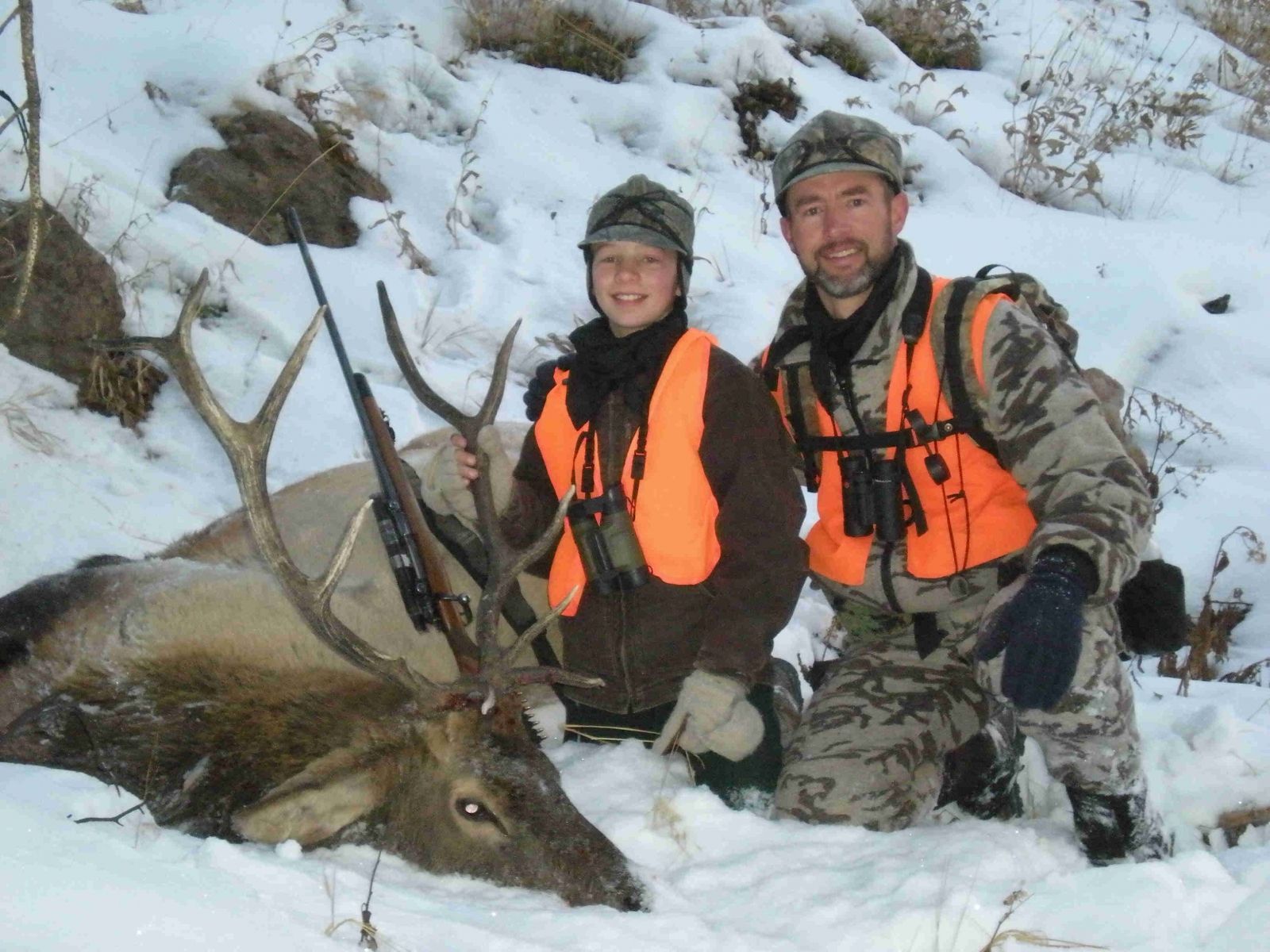 Zane's 1st elk!