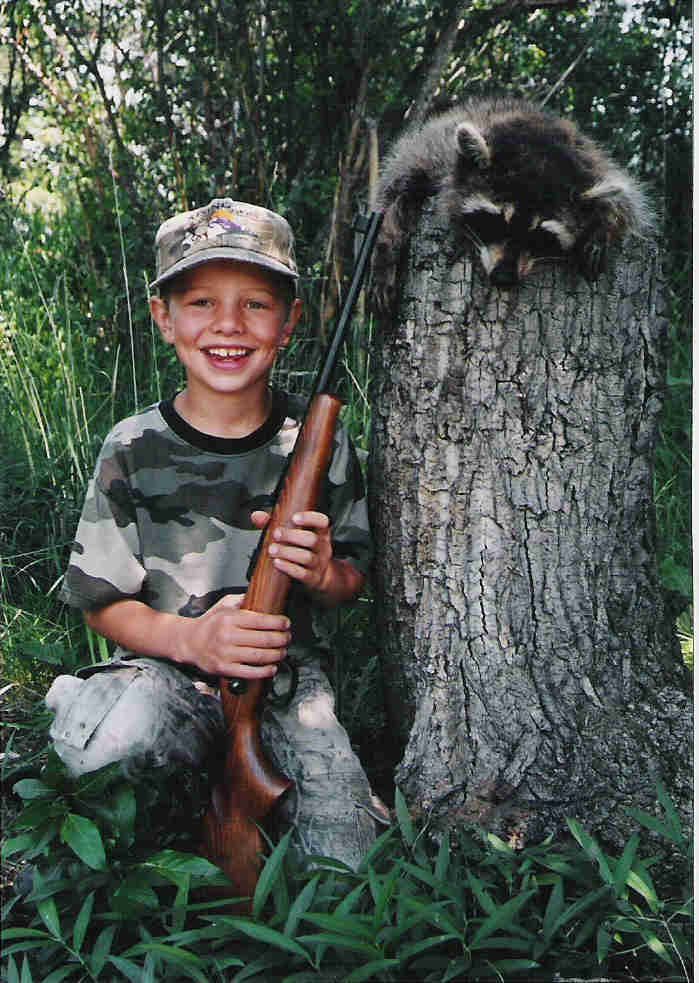 Zane's 1st Coon!