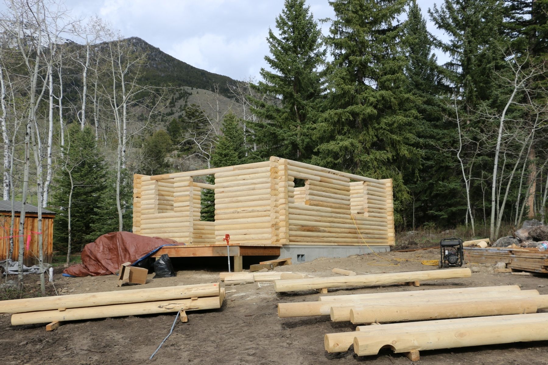 New cabin construction