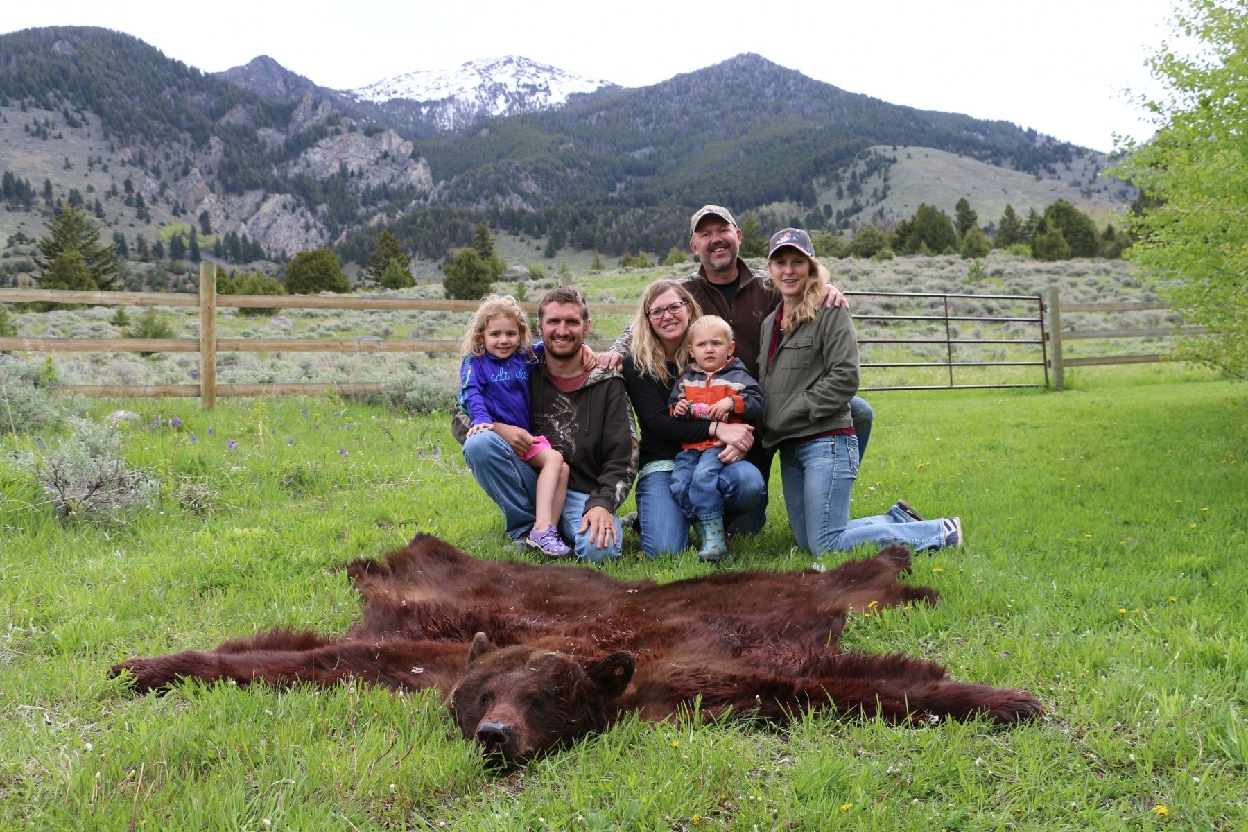Katie with her family