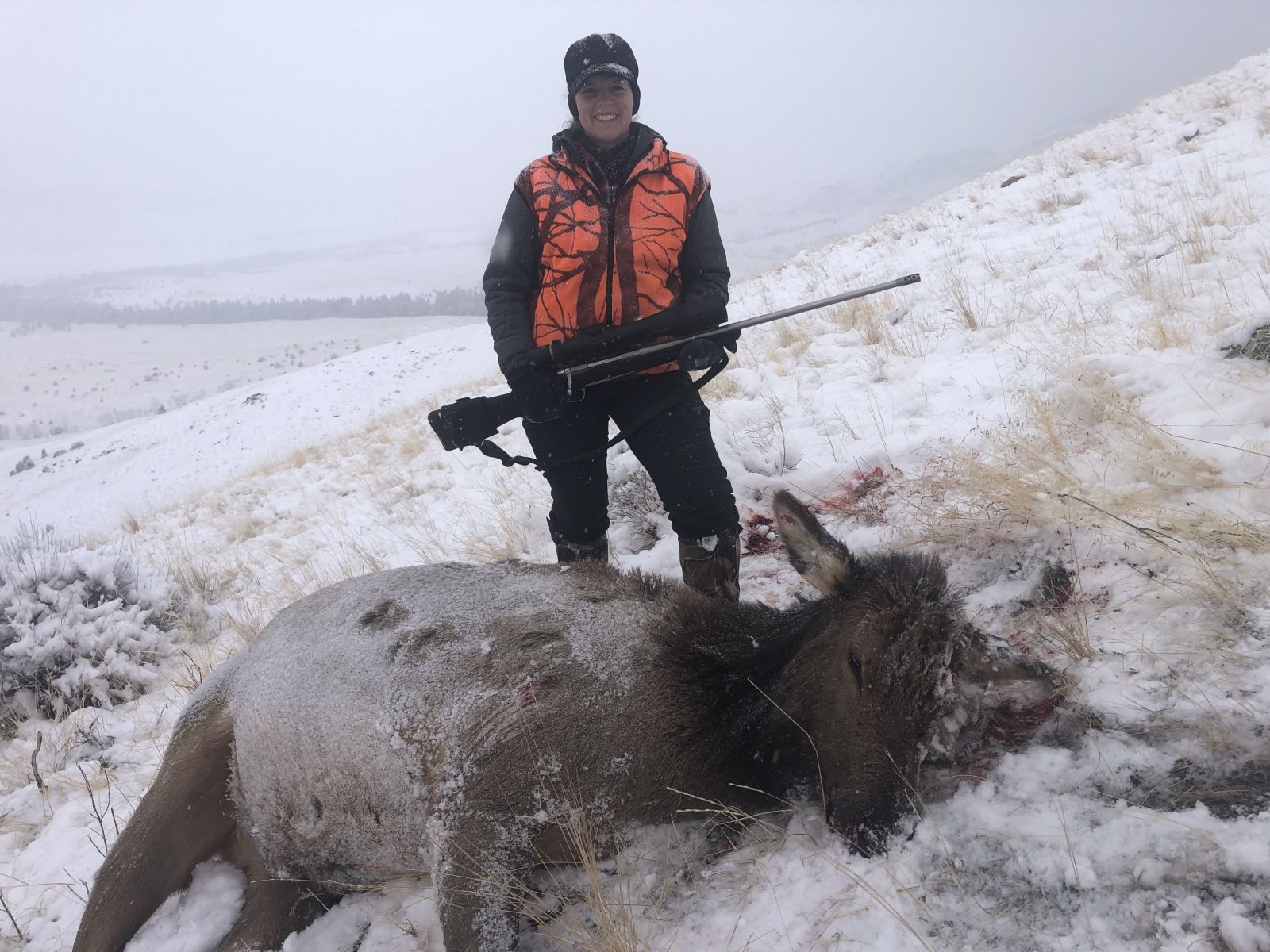 The cook finally got to hunt!