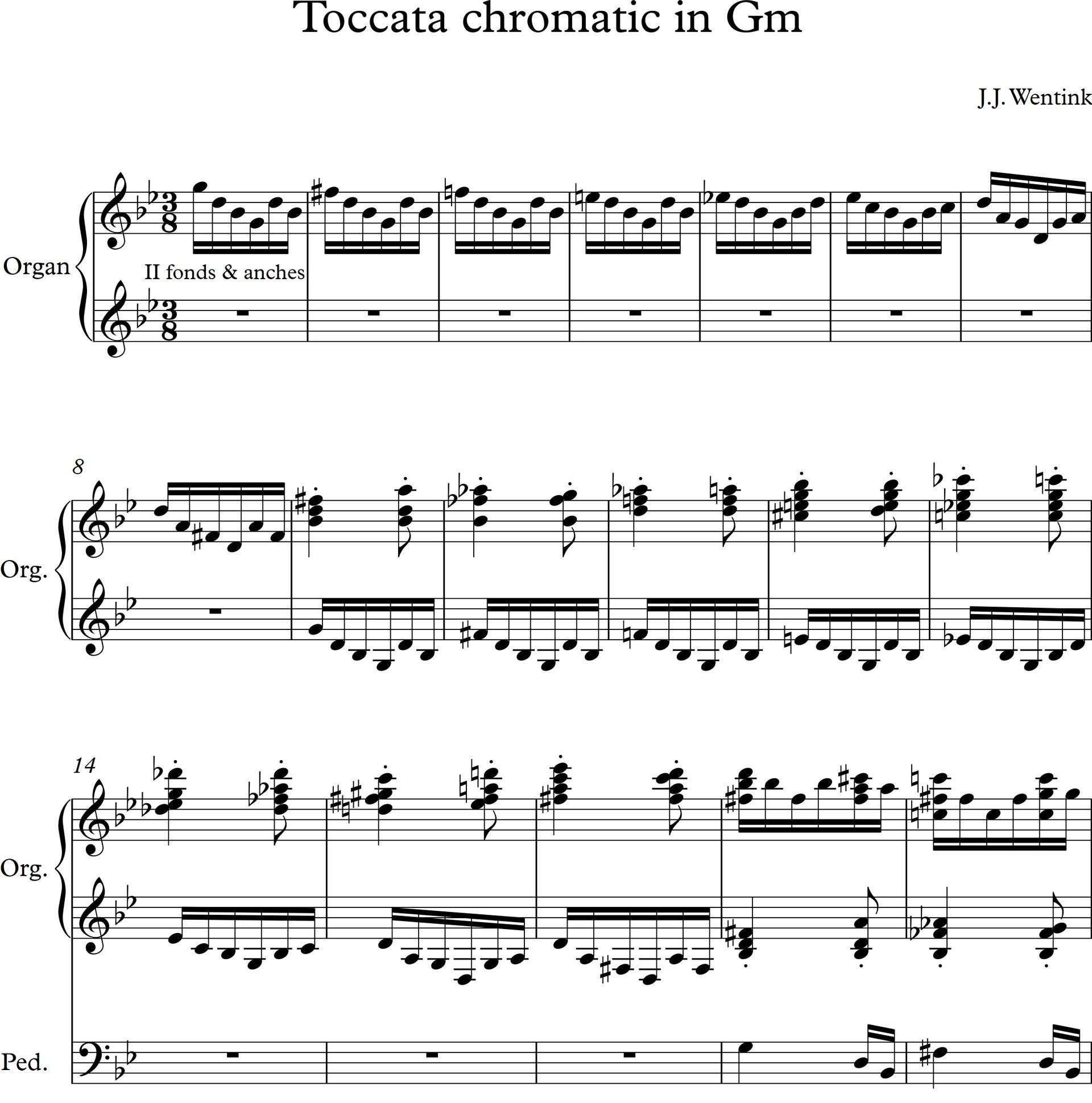 Chromatic Toccata in Gm - a powerful journey through tension and emotion
