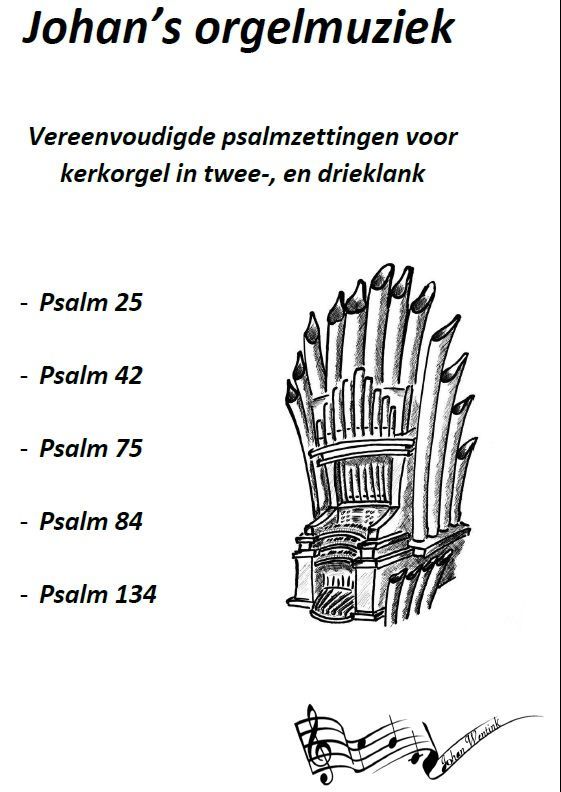 Simplified psalms in 2 and 3 voices