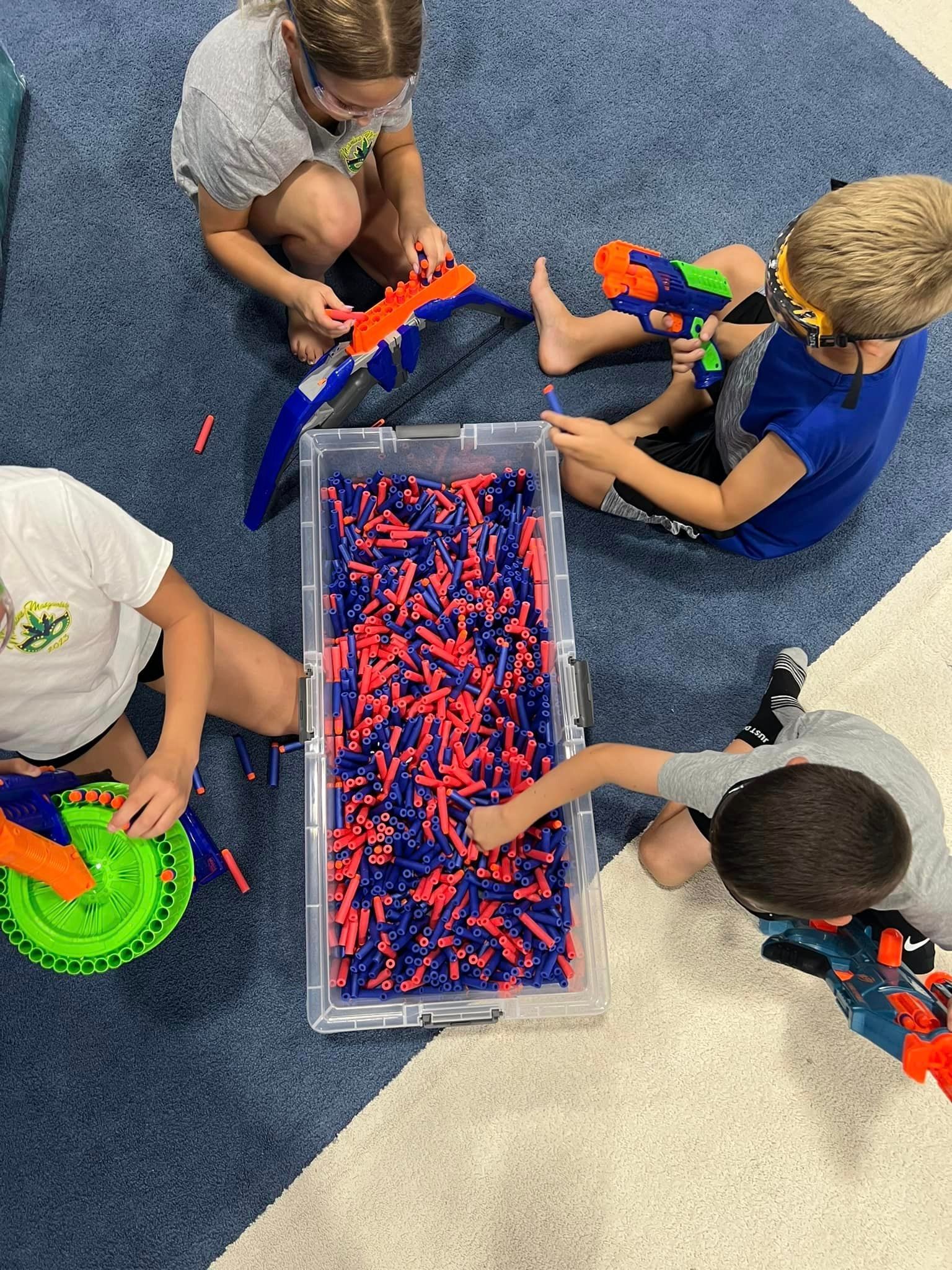 kids and legos