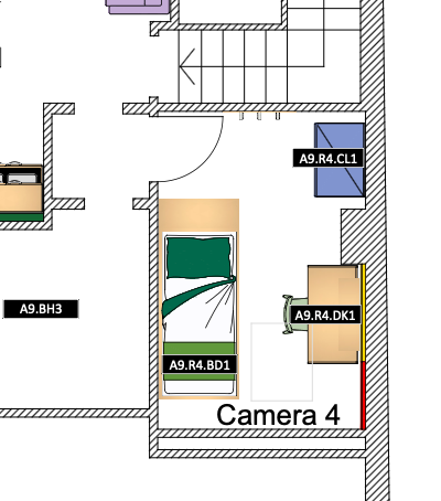 Posto Letto in camera Singola