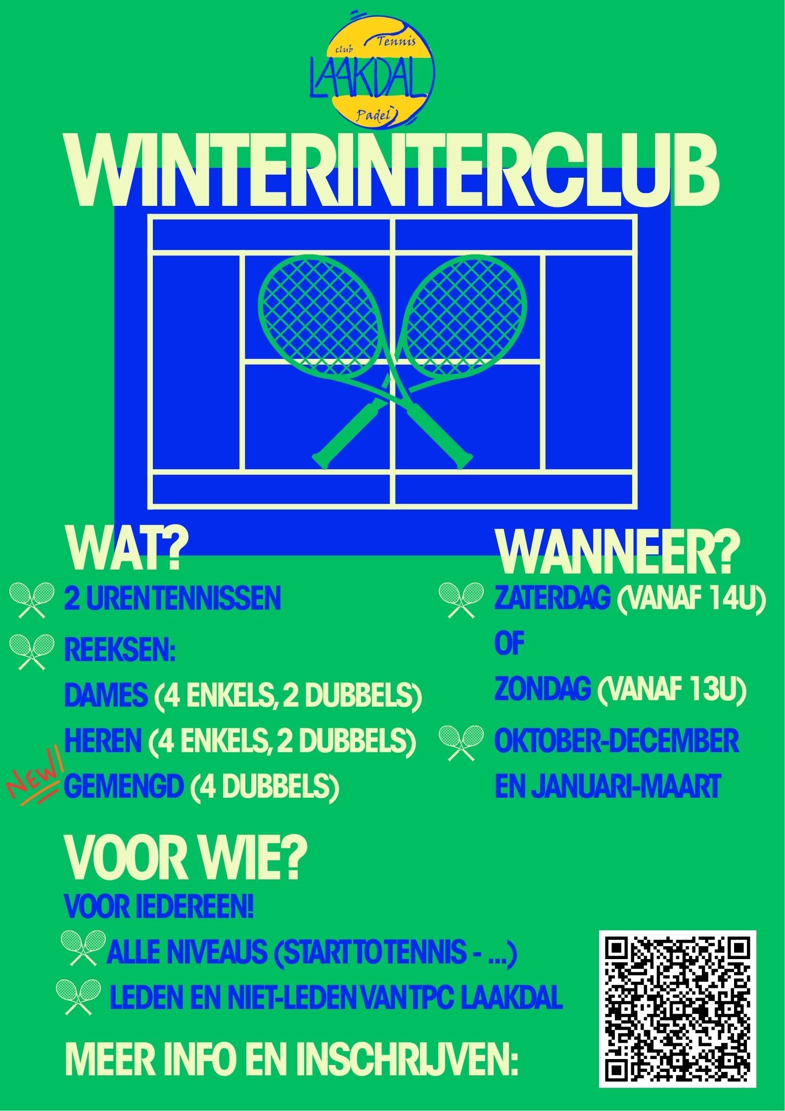 Inschrijvingen zijn afgesloten