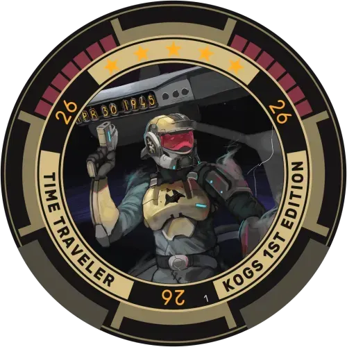 Orange ultra-rare Time Traveler KOGs 1st edition