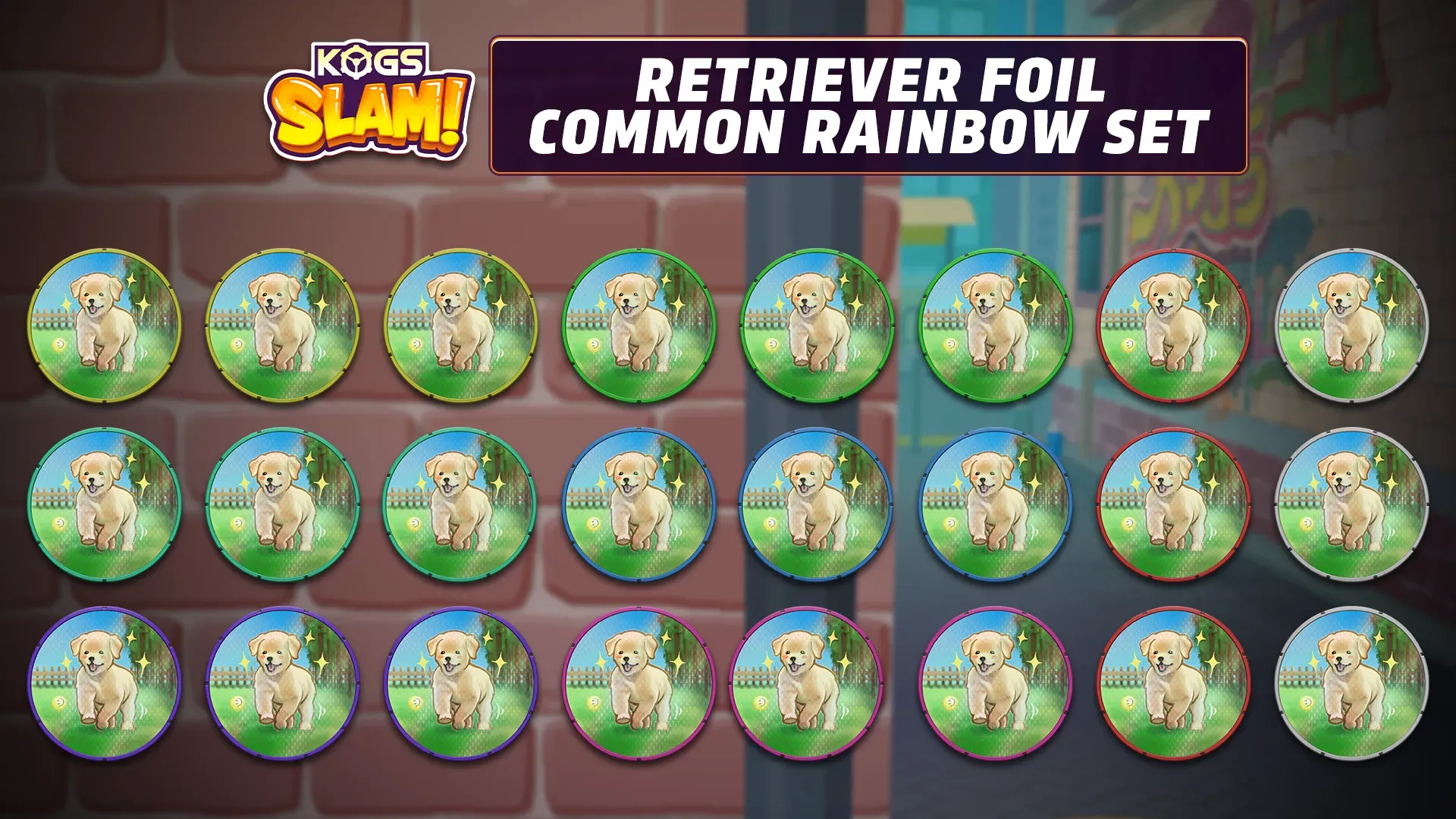 Retriever Foil common rainbow set for KOGs: SLAM!