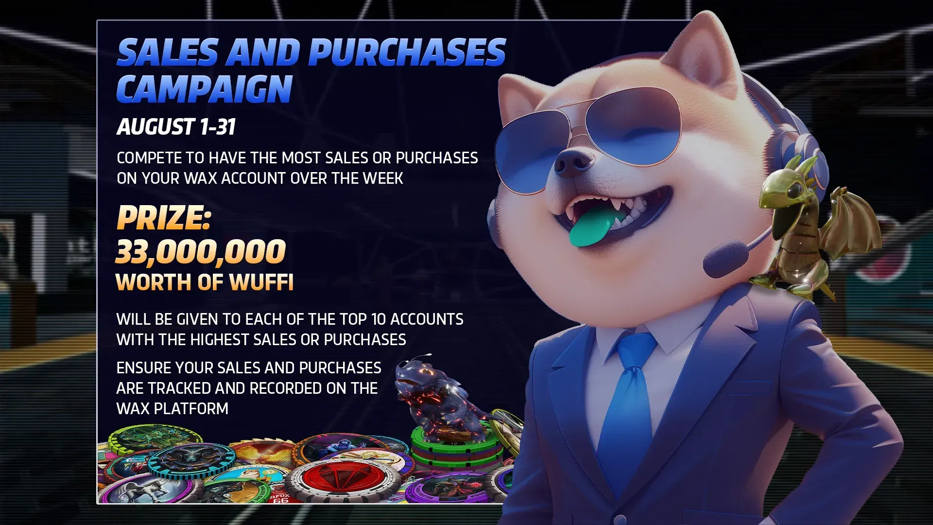 KOGs Wuffi Sales and Purchases Campaign from August 1-31