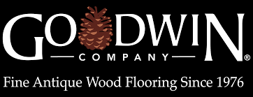 GODWIN Company logo with pinecone icon and text “Fine Antique Wood Flooring Since 1976”