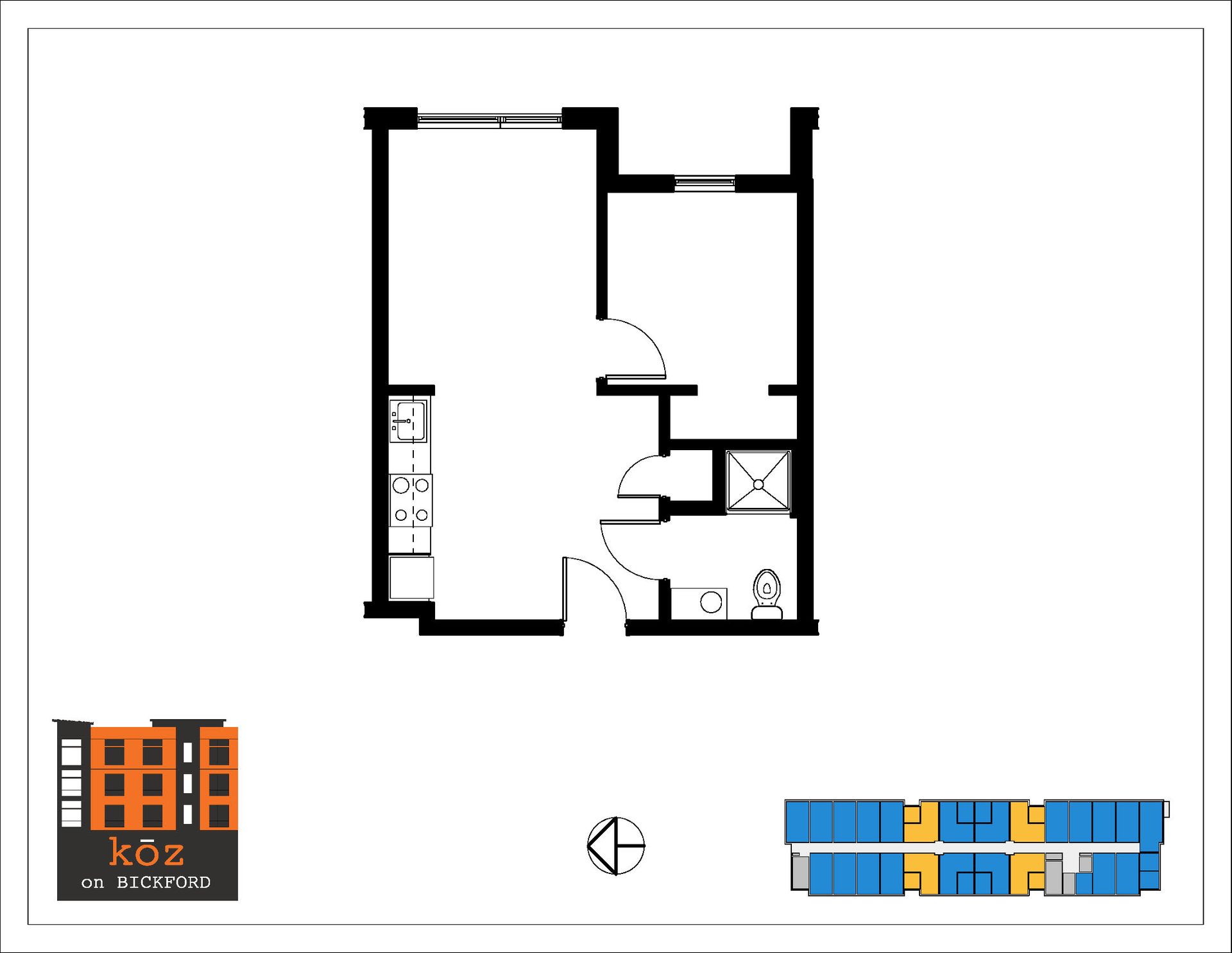 Studio floor plan