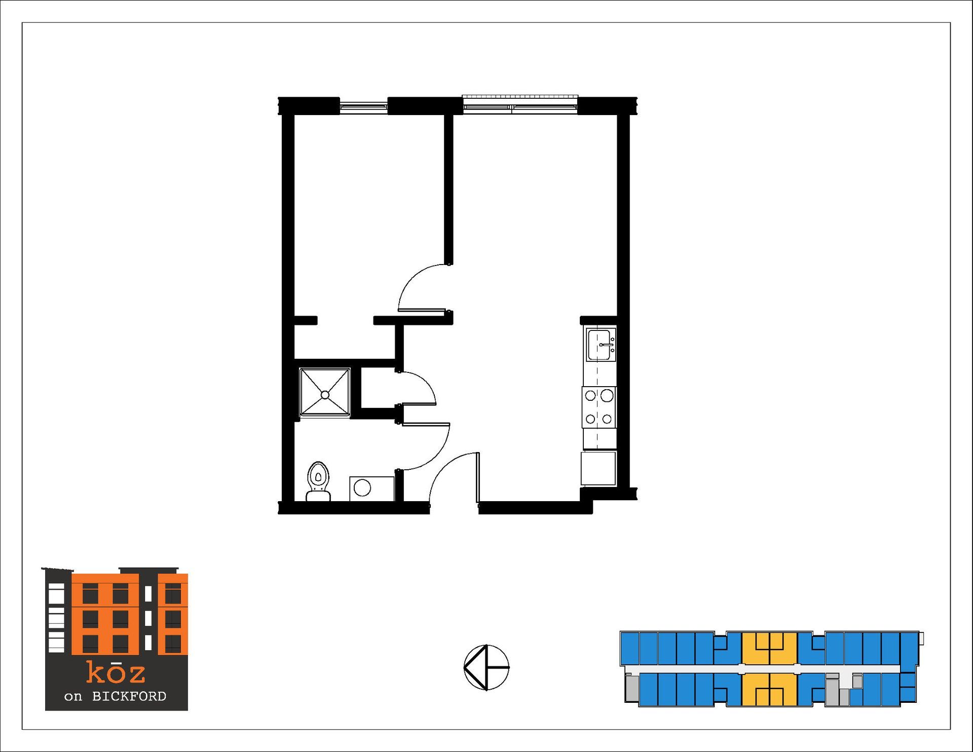 Studio floor plan 2