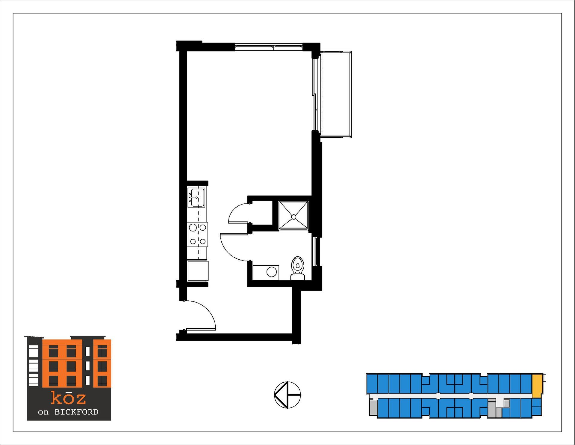 Studio floor plan 2