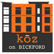 Koz on Bickford header logo - select to go home