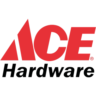 A red and black ace hardware logo on a white background