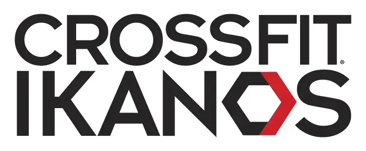 CrossFit IKANKS black logo text on white background