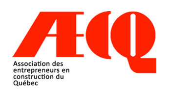 AQ logo in red with “Association des entrepreneurs en construction du Québec” text below