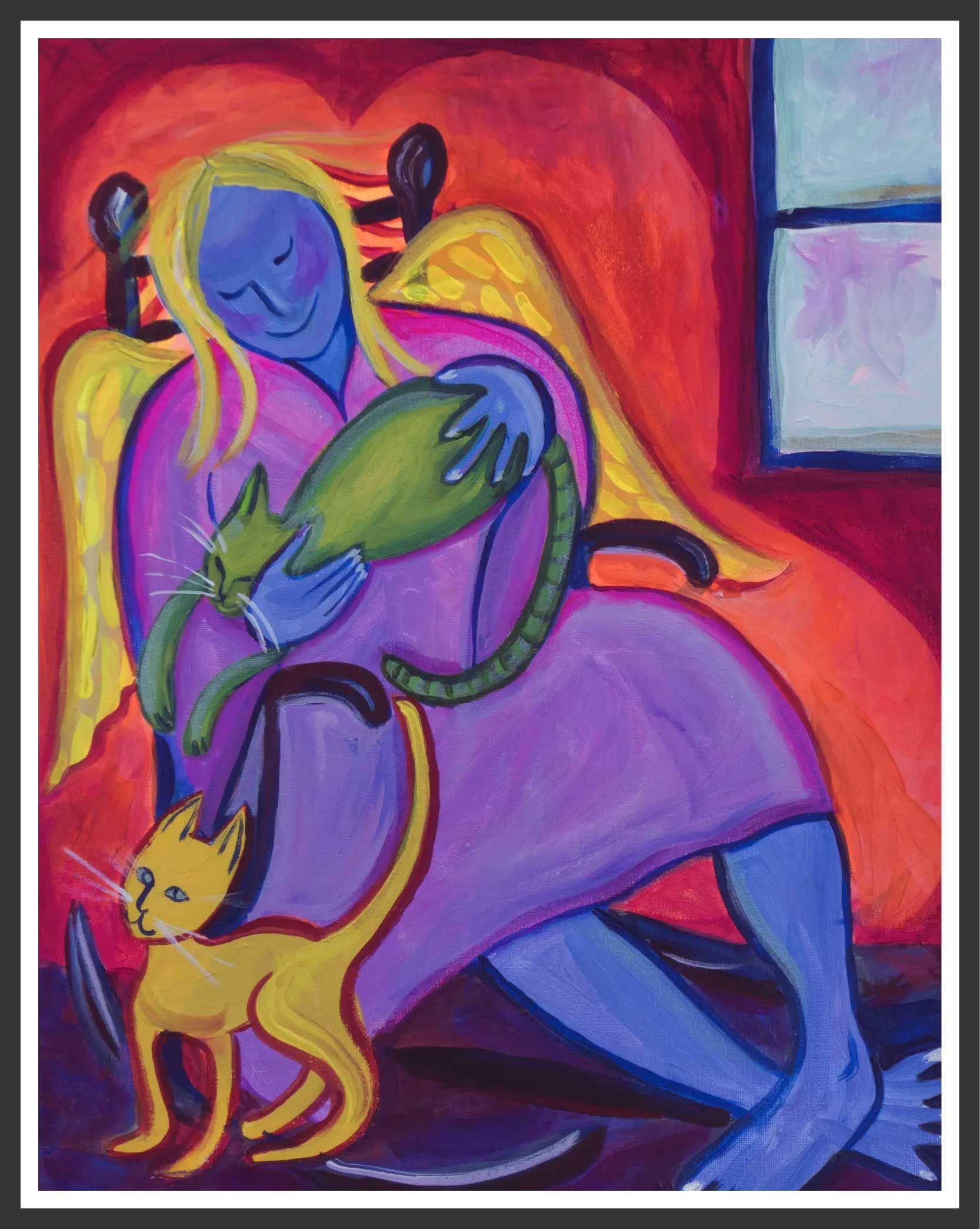 16” x 20”  acrylic on stretched canvas – original -$550.00